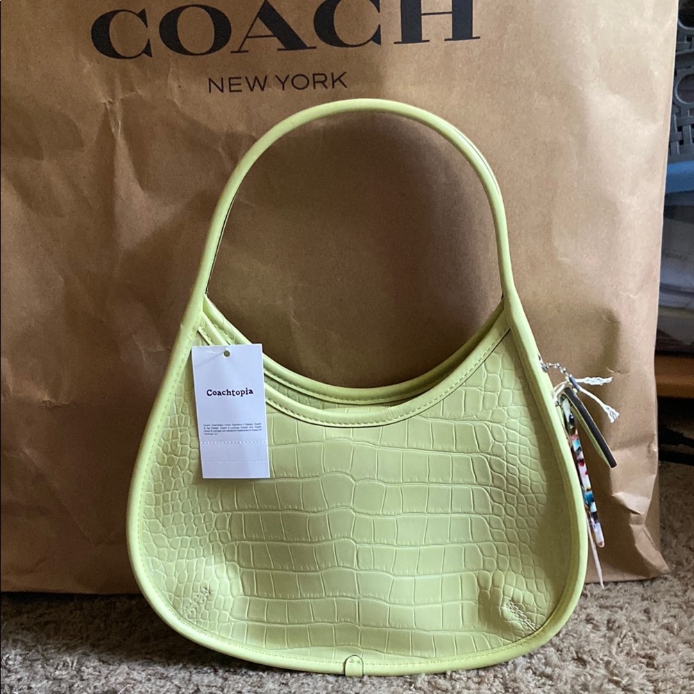 Coach Women's Yellow Shoulder Bag